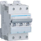 Hager - Disjoncteur 16A 3P 6-10kA Courbe D 3module