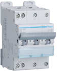 Hager - Disjoncteur 10A 3P+N 6-10kA Courbe D 3module