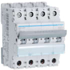 Hager - Disjoncteur 6A 4P 10-15kA Courbe C 4modules