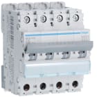Hager - Disjoncteur 10A 4P 10-15kA Courbe C 4modules