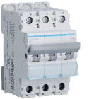 Hager - Disjoncteur 6A 3P 25kA Courbe B 3modules