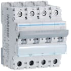 Hager - Disjoncteur 10A 4P 25kA Courbe B 4modules