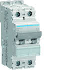 Hager - Disjoncteur 20A 2P 25kA Courbe C 2modules