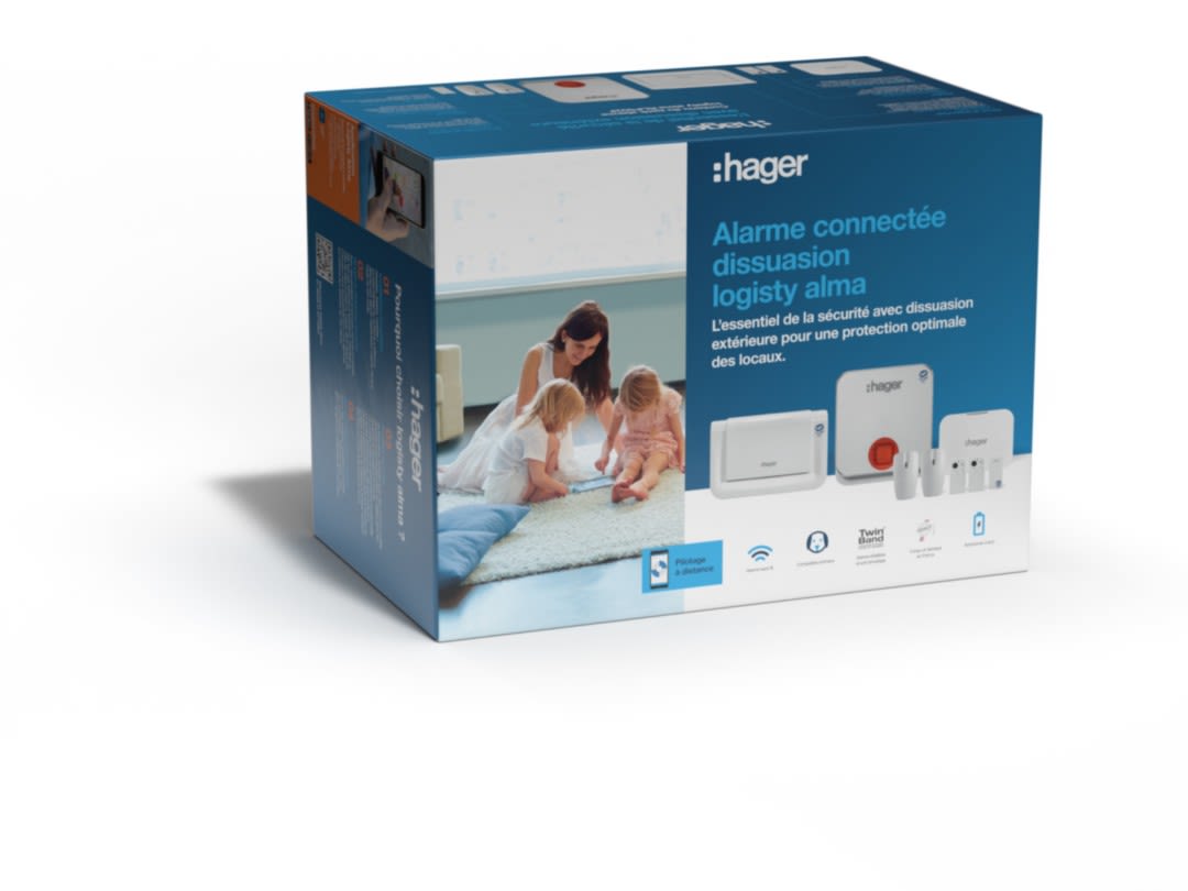 Hager - Pack alarme connecté dissuasion