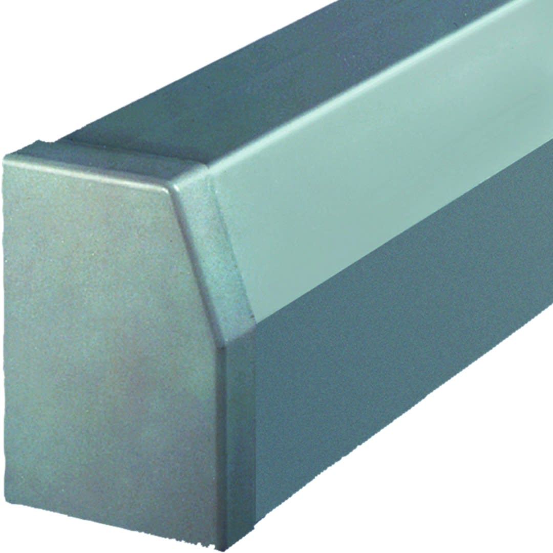 Hager - Profilé de recouvrement beha-set PVC h 110mm x p 80mm RAL 7030 gris