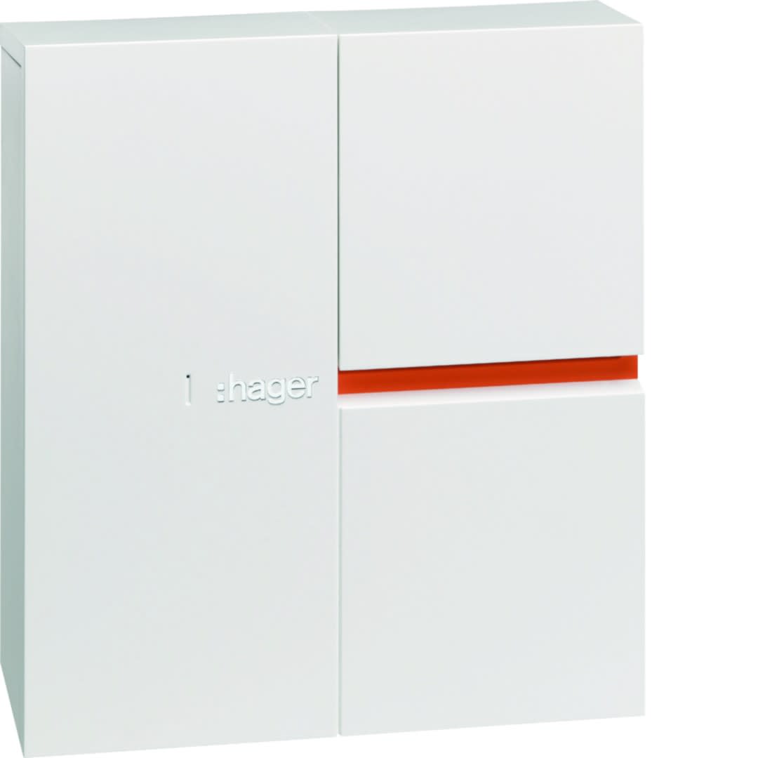 Hager - Centrale d'alarme sepio radio, 4 groupes jusqu'à 40 détecteurs