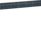 Hager - Socle de plinthe SL 15x100mm Noir