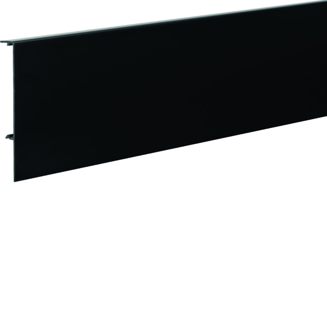 Hager - Couvercle pour plinthe SL 15x100mm Graphite Noir
