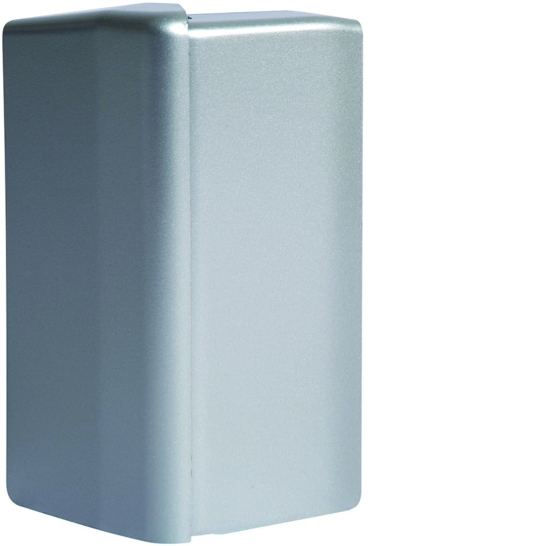 Hager - Angle extérieur pour plinthe SL15100 alu