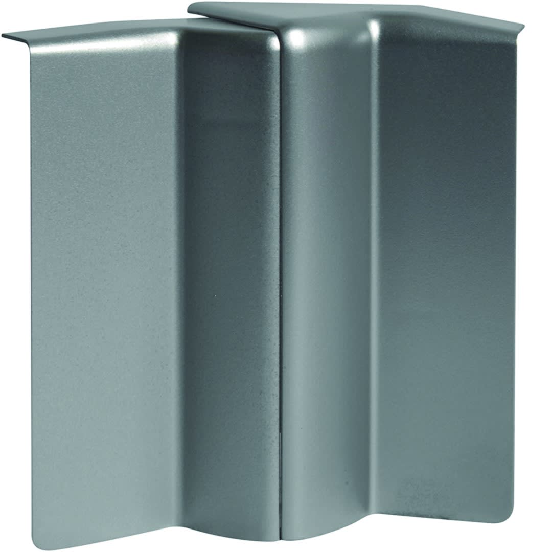Hager - Angle intérieur pour plinthe SL15100 alu