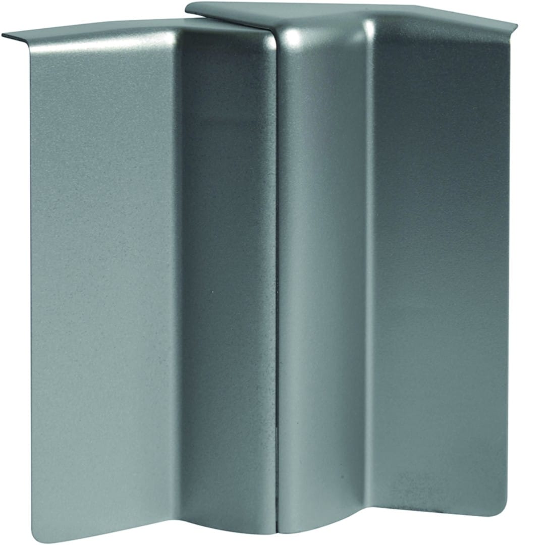 Hager - Angle intérieur pour plinthe SL15100 alu
