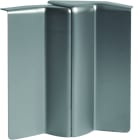 Hager - Angle intérieur pour plinthe SL15100 alu