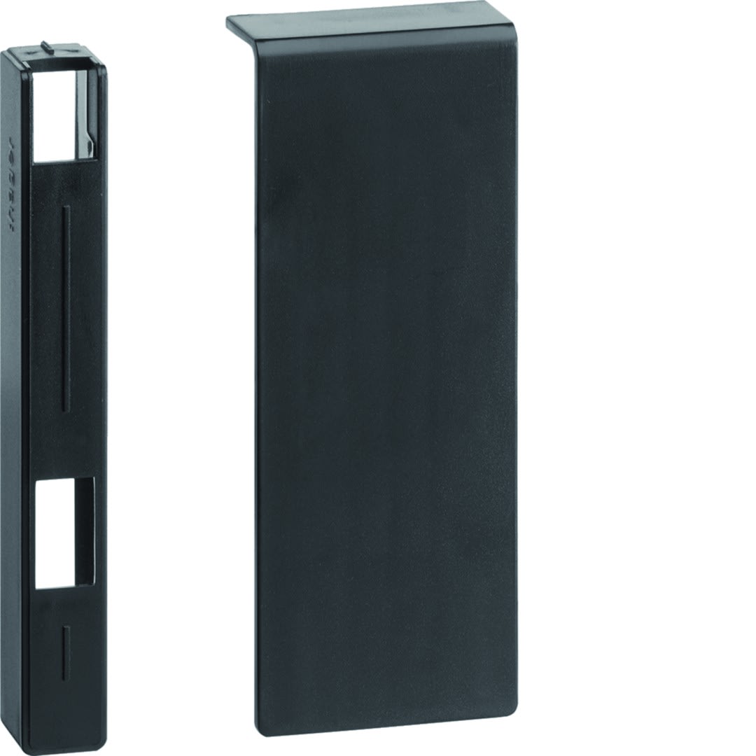 Hager - Embout pour plinthe SL 15x100mm Noir