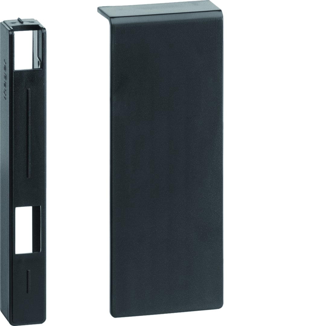 Hager - Embout pour plinthe SL 15x100mm Noir