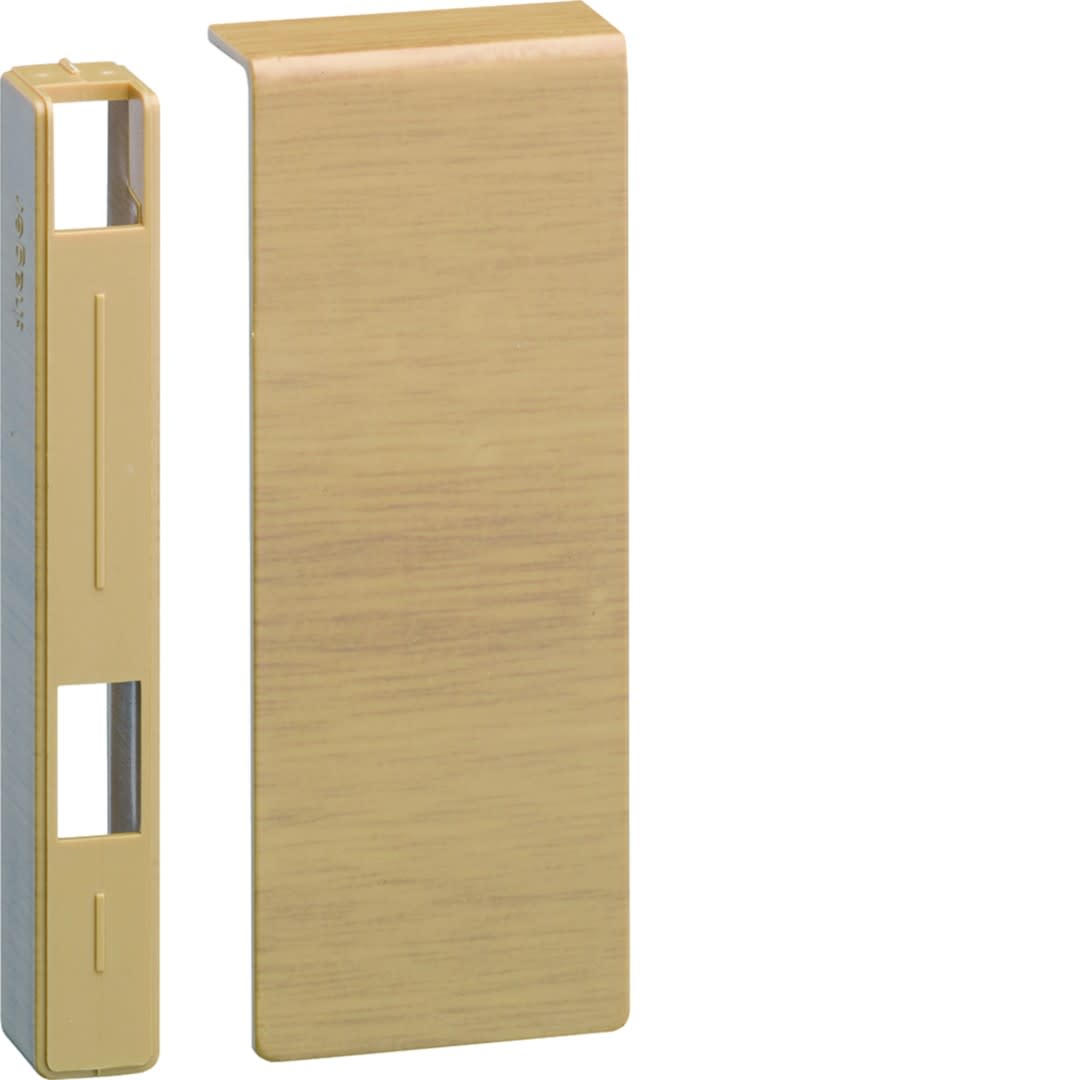 Hager - Embout pour plinthe SL 15x100mm Chêne