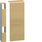 Hager - Embout pour plinthe SL 15x100mm Chêne