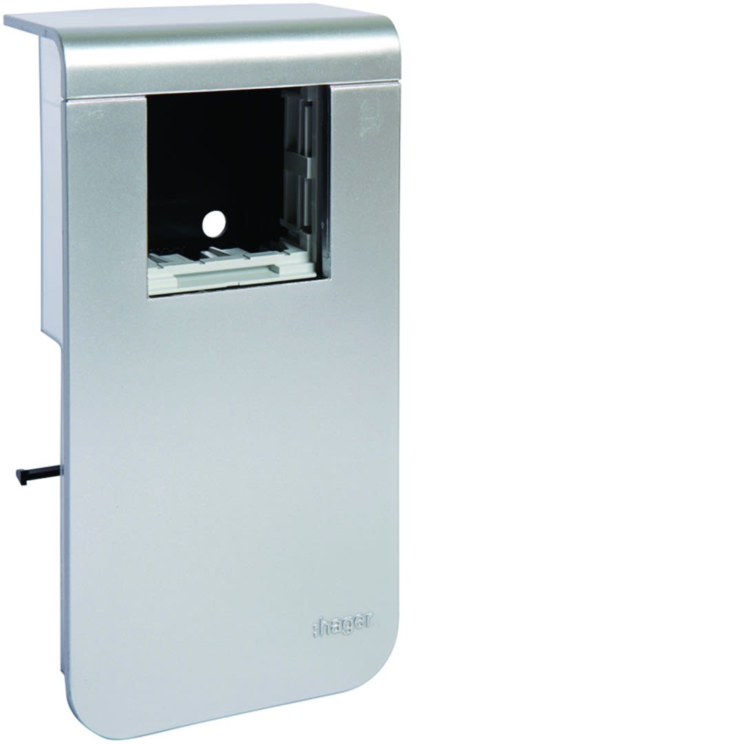 Hager - Support d'appareillage 45x45 pour plinthe SL15100 alu