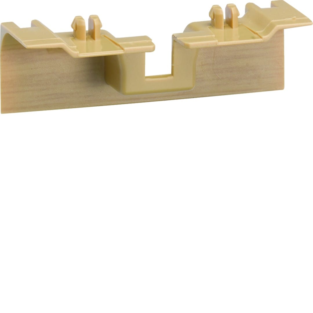Hager - Pièce recouvrement support d'appareillage pour plinthe SL15100 chêne