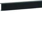Hager - Couvercle pour plinthe SL20055 joint de mur, noir