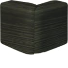 Hager - Angle extérieur variable pour plinthe SL20055 sucupira