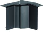 Hager - Angle intérieur variable pour plinthe SL20055 graphite noir