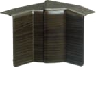 Hager - Angle intérieur variable pour plinthe SL20055 sucupira