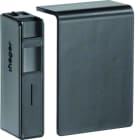 Hager - Embout pour plinthe 20x55mm Noir