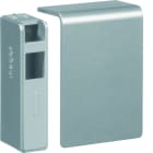 Hager - Embout pour plinthe 20x55mm Alu