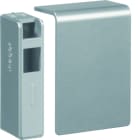 Hager - Embout pour plinthe 20x55mm Alu
