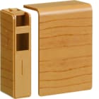 Hager - Embout pour plinthe 20x55mm Hêtre
