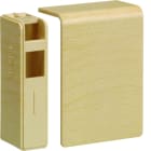 Hager - Embout pour plinthe SL 20x55mm Erable
