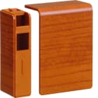 Hager - Embout pour plinthe SL 20x55mm Cerisier
