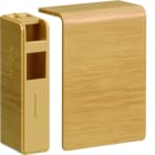 Hager - Embout pour plinthe SL 20x55mm Chêne