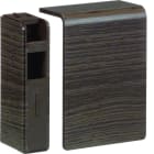 Hager - Embout pour plinthe SL 20x55mm Sucupira