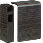 Hager - Embout pour plinthe SL 20x55mm Sucupira