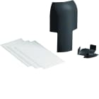 Hager - Adapteur, SL20055/EK 40040, noir