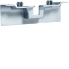 Hager - Pièce de recouvrement de support d'appareillage pour plinthe SL20055 alu