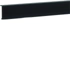 Hager - Couvercle pour plinthe SL20080 joint de mur, noir