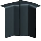 Hager - Angle intérieur variable pour plinthe SL 20x80mm Graphite Noir