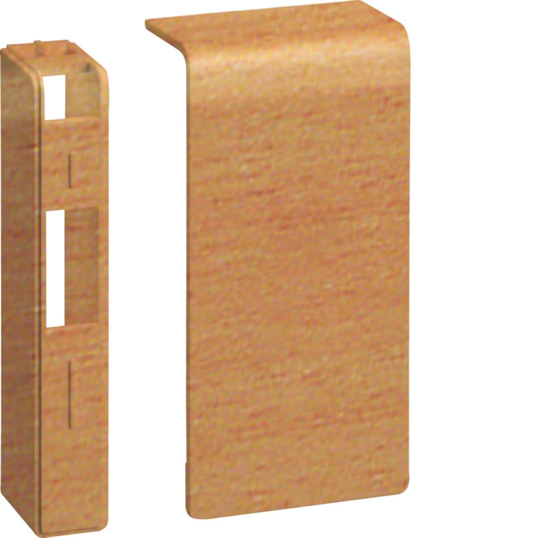 Hager - Embout pour plinthe SL 20x80mm Hêtre