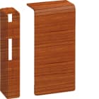 Hager - Embout pour plinthe SL 20x80mm Cerisier