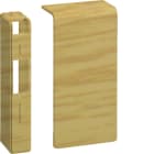Hager - Embout pour plinthe SL 20x80mm Chêne