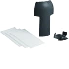 Hager - Adapteur, SL20080/EK 40040, noir