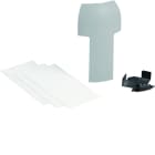 Hager - Adapteur, SL20080EK 40040, alu