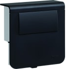 Hager - Support d'appareillage équipé d'un tranfo LED 30W Noir