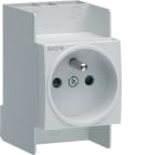 Hager - Prise de courant modulaire 16A 2P+T connexion SanVis