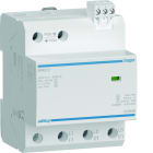 Hager - Parafoudre de type 1+2 Iimp 12,5kA 3P 4modules avec auxiliaire de contact