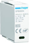 Hager - Cartouches pour parafoudre de type 2 Imax 65kA N-PE Uc 260V In 20kA Up 1,5kV