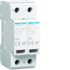 Hager - Parafoudre de type 2 Imax 40kA 2P 2modules avec auxiliaire de contact