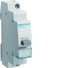 Hager - Bouton poussoir à accrochage 1O+0F 16A 1 module